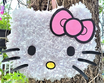 Hello Cute Kitty Birthday Traditional Piñata