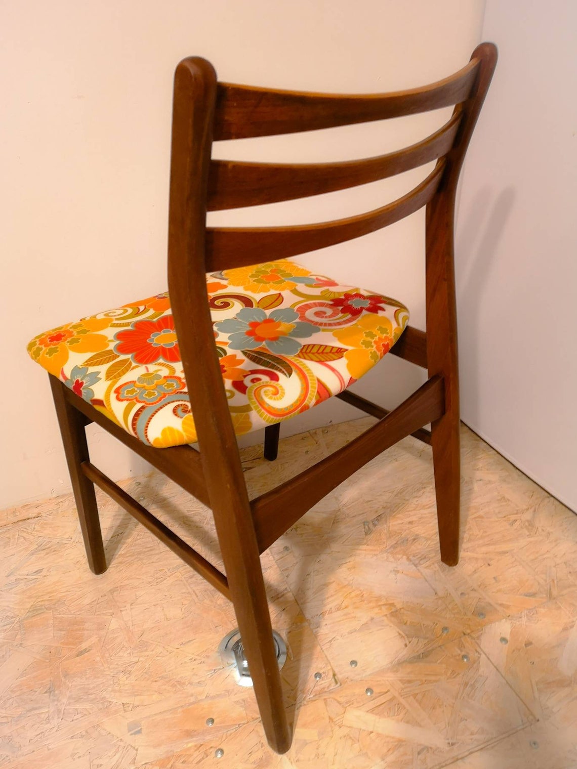 MCM Danish ModernTeak Dining Chair Etsy