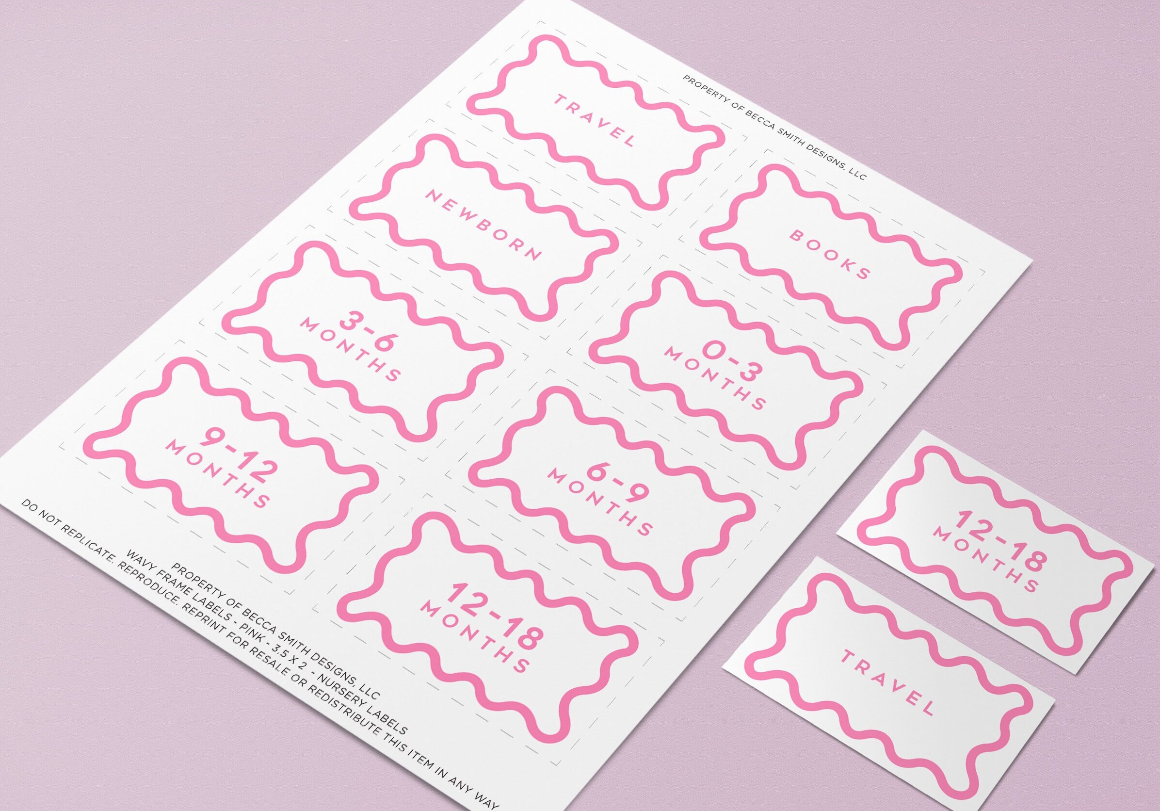 PRINTABLE NURSERY LABELS | Baby Storage Labels | Infant Organization ...