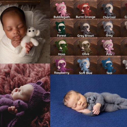 Teddy Bear Bonnet Set Teddy Bear Lovie 