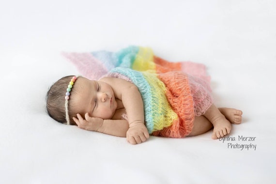 160 x 80cm Newborn Stretch Wrap Photography Headband Cover Props Baby Kids New