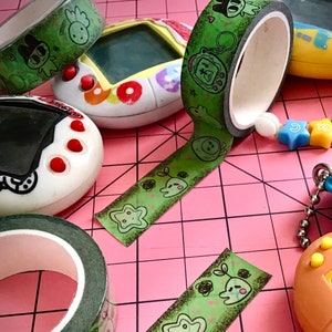 Tamagotchi Washi Tape 15mm