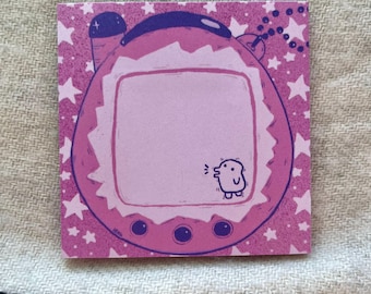 Notas adhesivas Tamagotchi Kuchipatchi, bloc de notas de 50 hojas, 3 x 3 pulgadas