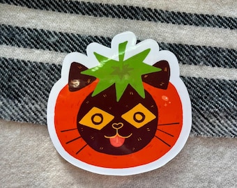 Tomato Cat Sticker