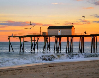 Belmar, New Jersey, Jersey Shore, Jersey Shore Art, Beach Prints, Beach Home Decor, Coastal Home Decor, New Jersey Gifts