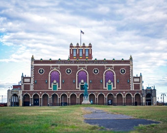 Asbury Park, oeuvre d'art d'Asbury Park, estampes d'Asbury Park, photographie d'Asbury Park, cadeau New Jersey, gravures de la côte du New Jersey, salle des congrès