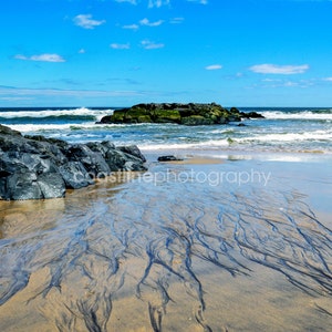 Beach Photography, Beach Prints, Beach Decor, Beach, Sand Patterns, New Jesey Shore, Spring Lake, New Jersey Photography, Art Print