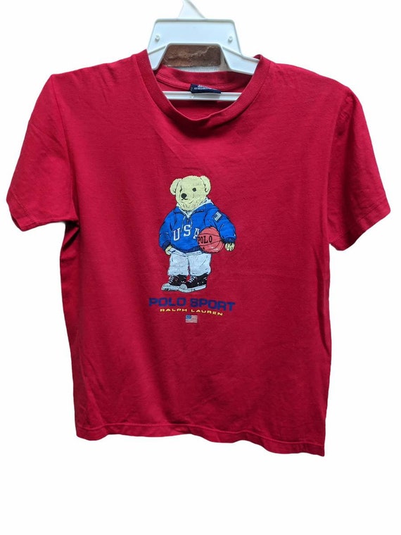 Vintage Polo Sport USA Ralph Lauren Crop Off Shirt