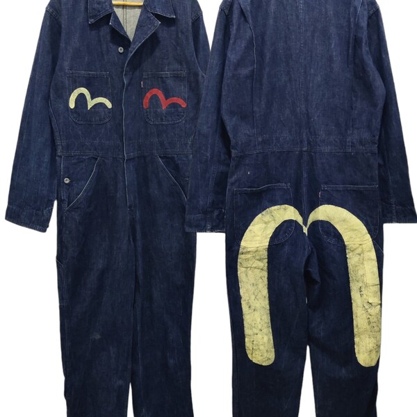 Vintage Evisu Yamane Daicock Coverall Jeans