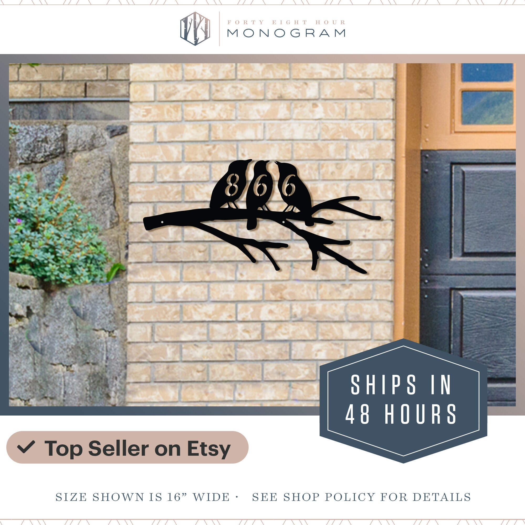Custom Metal Address Sign Bird House Custom Metal Address Sign Bird, Outdoor Metal Address Signs
