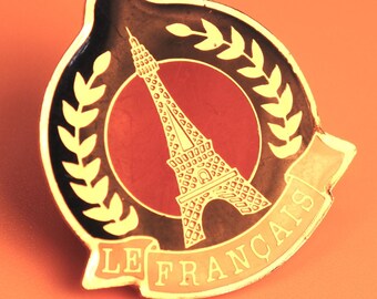 Broche Pin's MALKA Doré Argenté - Occasion - Made In France - Très Bon état