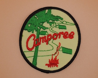 Camporee Camping Boy Scout Vintage Patch