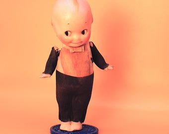 Muñeco alemán Kewpie Groom Jack Daniels Old 7 Bisque