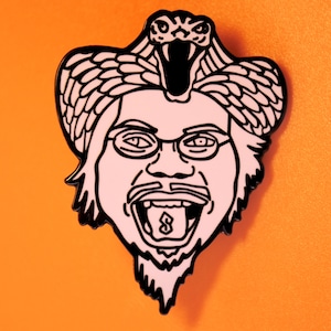 KingcobraJFS Josh Saunders  Gothic King Cobra Craft Wands Enamel Pin Casper Wyoming