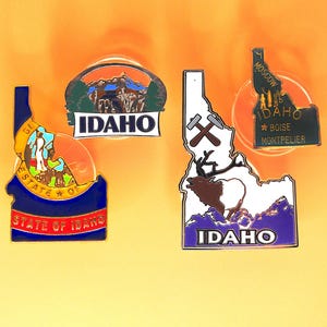 Idaho Vintage Enamel Lapel Pin PICK ONE