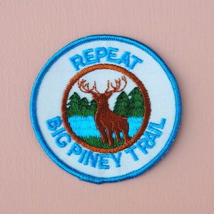 Vintage repeat Big Piney Missouri Trail Circle Patch