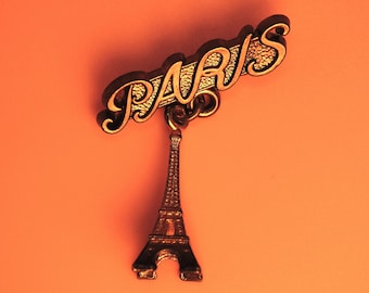 パリ フランス エッフェル塔 ゴールド ラペルピン