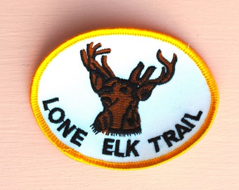 Vintage Lone Elk Trail St. Louis Missouri Buck Deer Patch