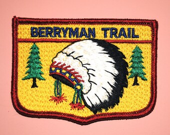 Berryman Trail St. Louis Missouri Vintage hoofdtooi met hoofdtooi hoofdtooi inheemse hoofdtooi