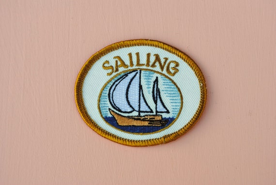 Vintage Small Sailing Patch - image 1