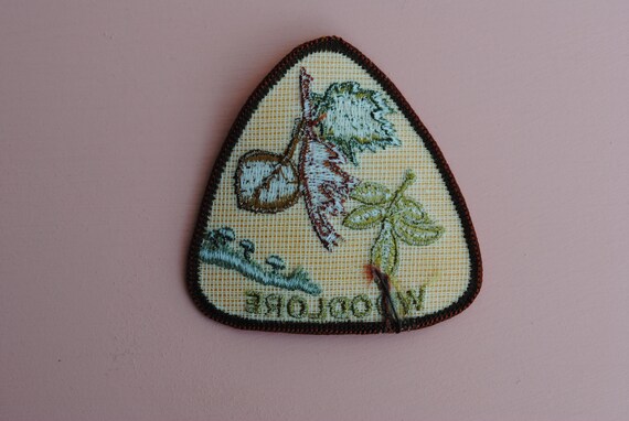 Vintage Woodlore Triangle Patch - image 3