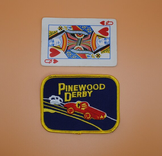Pinewood Derby Vintage Boy Scout Patch Gem