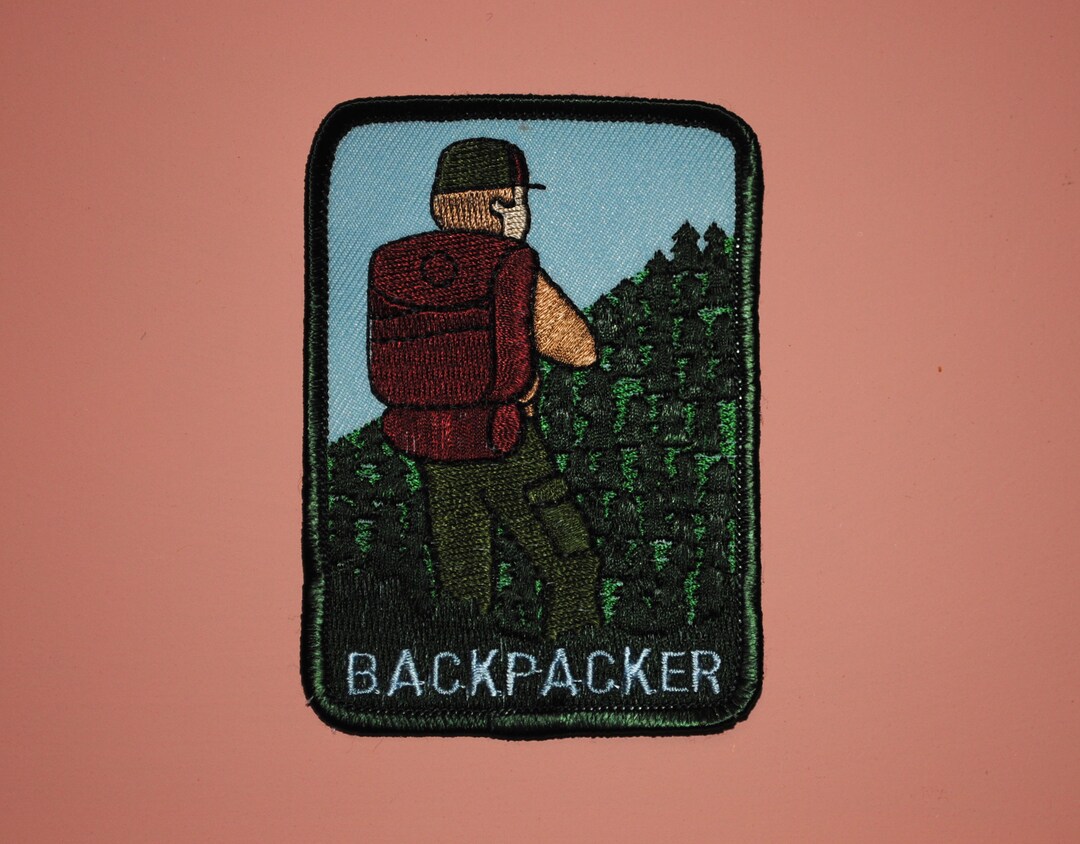 Backpacker Thru Hiking Trail Vintage Patch - Etsy