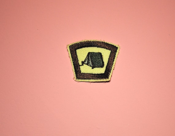 Micro Mini Tent Camping Camper Patch - image 1