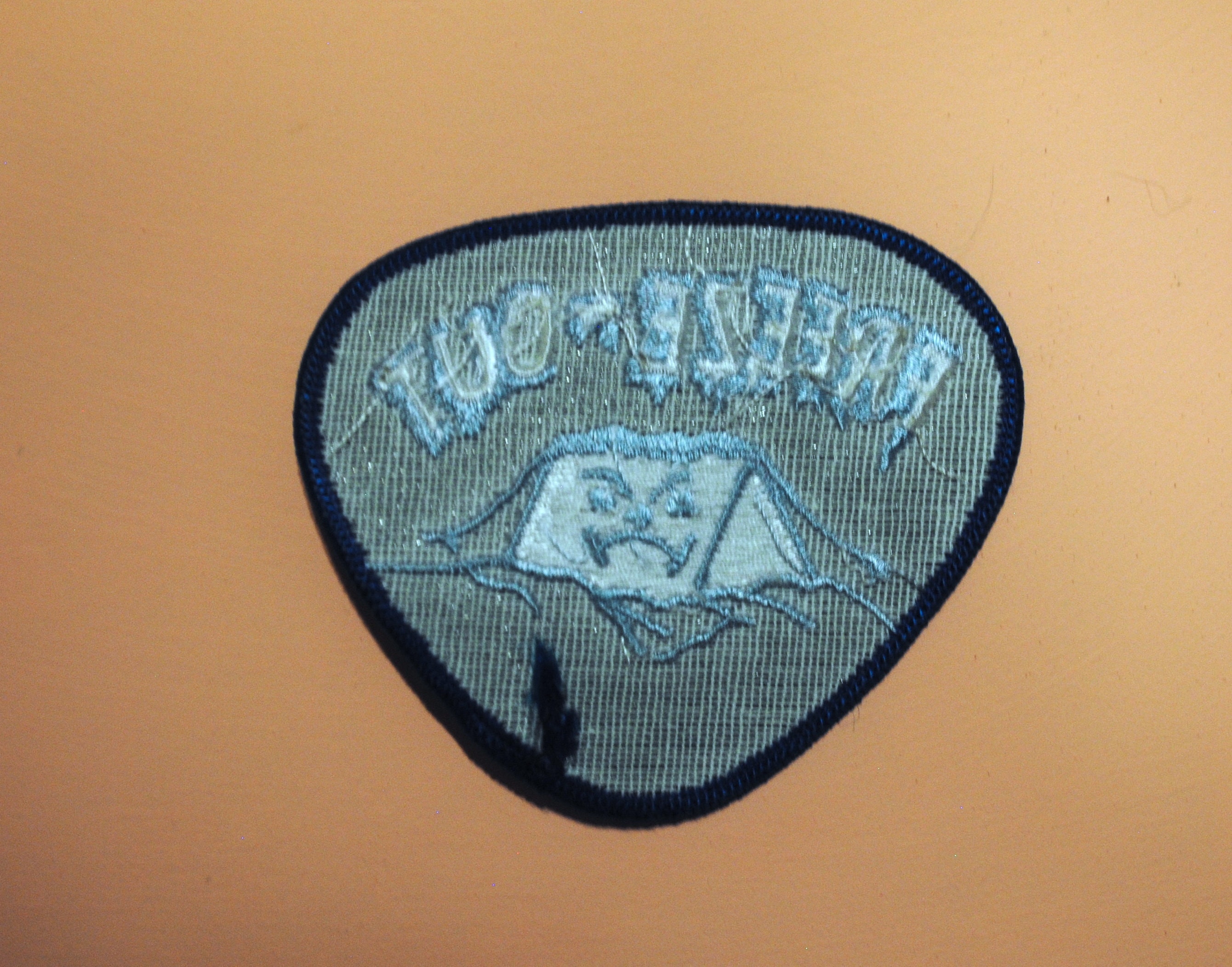 FREEZE OUT Cold Winter Freezing Camp Vintage Patch