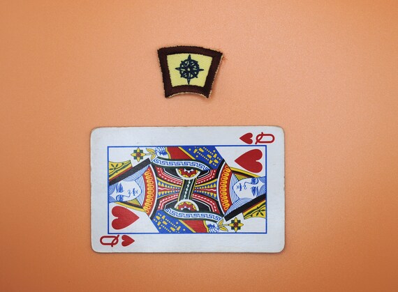 Micro Mini Compass Orienteering Nature Scout Patch - image 3