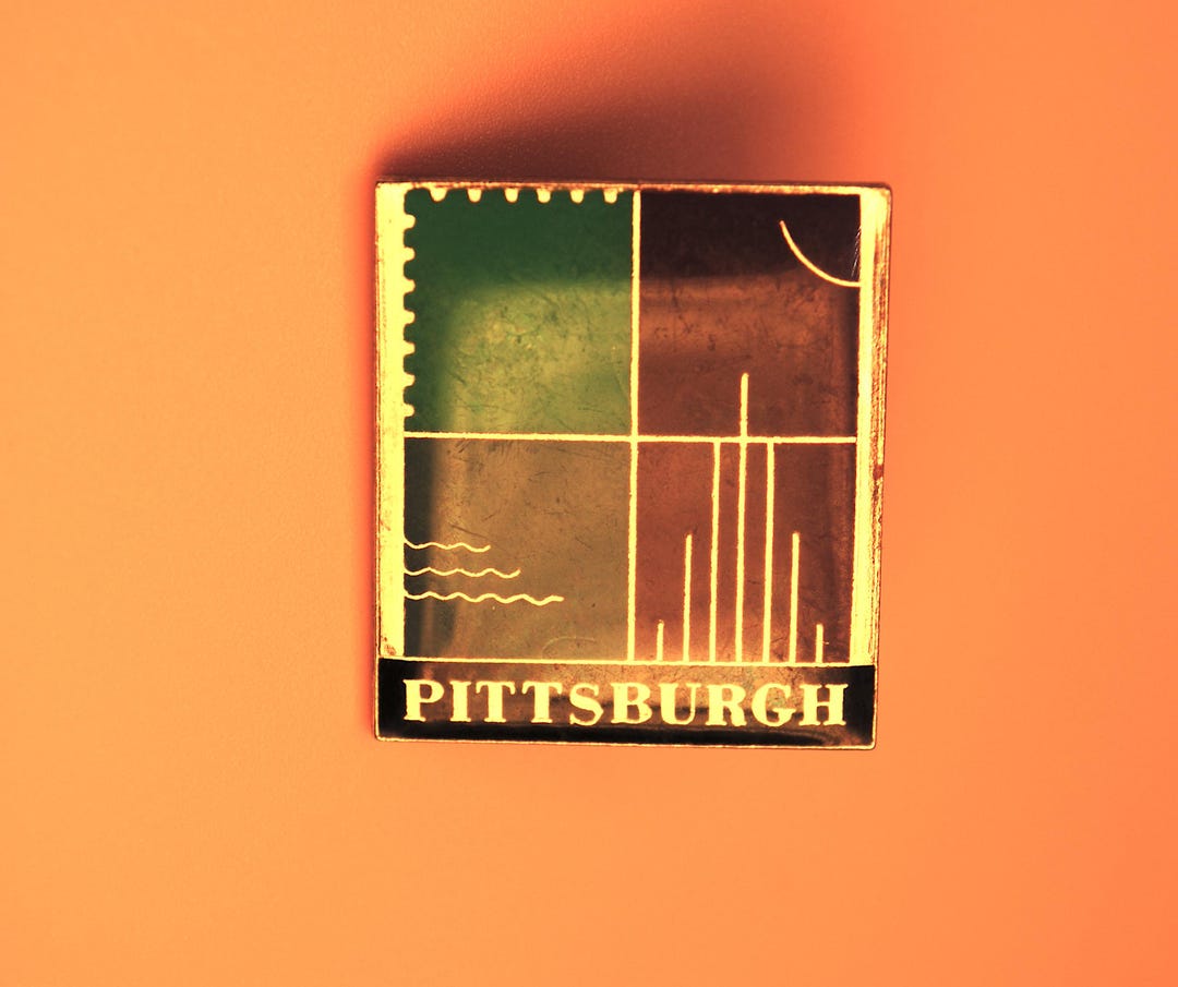 Pittsburgh Pennsylvania Enamel Lapel Pin - Etsy