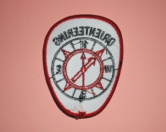 Orienteering Compass GPS Geocache Patch - image 3