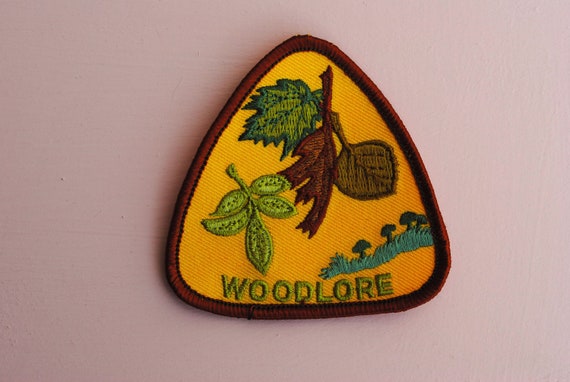 Vintage Woodlore Triangle Patch - image 1