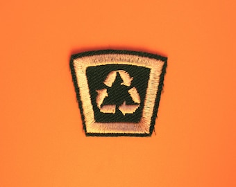 Micro Mini Recycle Patch GREEN