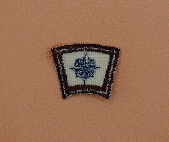 Micro Mini Compass Orienteering Nature Scout Patch - image 2