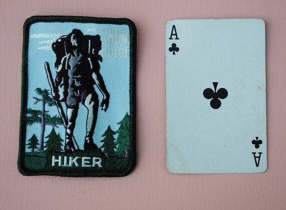 Vintage Hiker Hiking Rectangular Patch - image 3