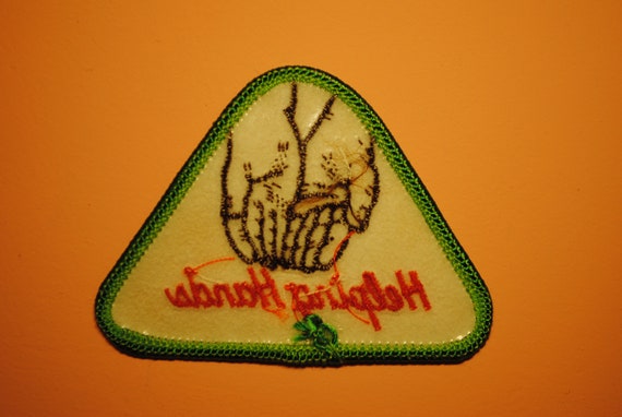 Helping Hands Vintage Triangle Patch - image 2