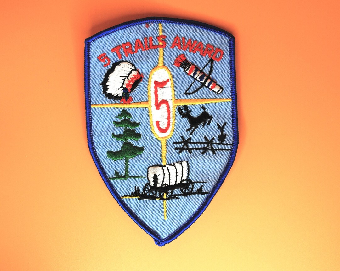 5 Trails Hiking Scouts Award Patch - Etsy