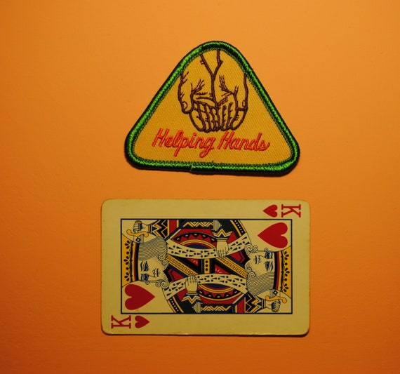 Helping Hands Vintage Triangle Patch - image 3