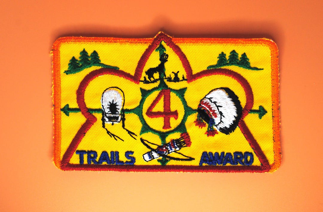 4 Trails Hiking Award Scouts Patch - Etsy