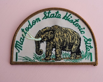 Mastodon Missouri State Historic Site Patch