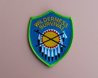 Parche de punta de flecha vintage Wilderness Survival