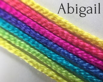 Hand dyed silk embroidery thread, 6-strand - Abigail