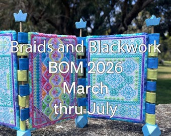 Fabric for Braids and Blackwork - 2026 BOM - AUST/NZ customers only