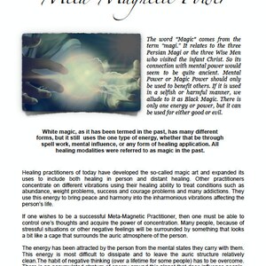 Metaphysical eBook. META-MAGNETIC POWER explains the hidden and latent potential of the mind and how to use it discerningly. image 3