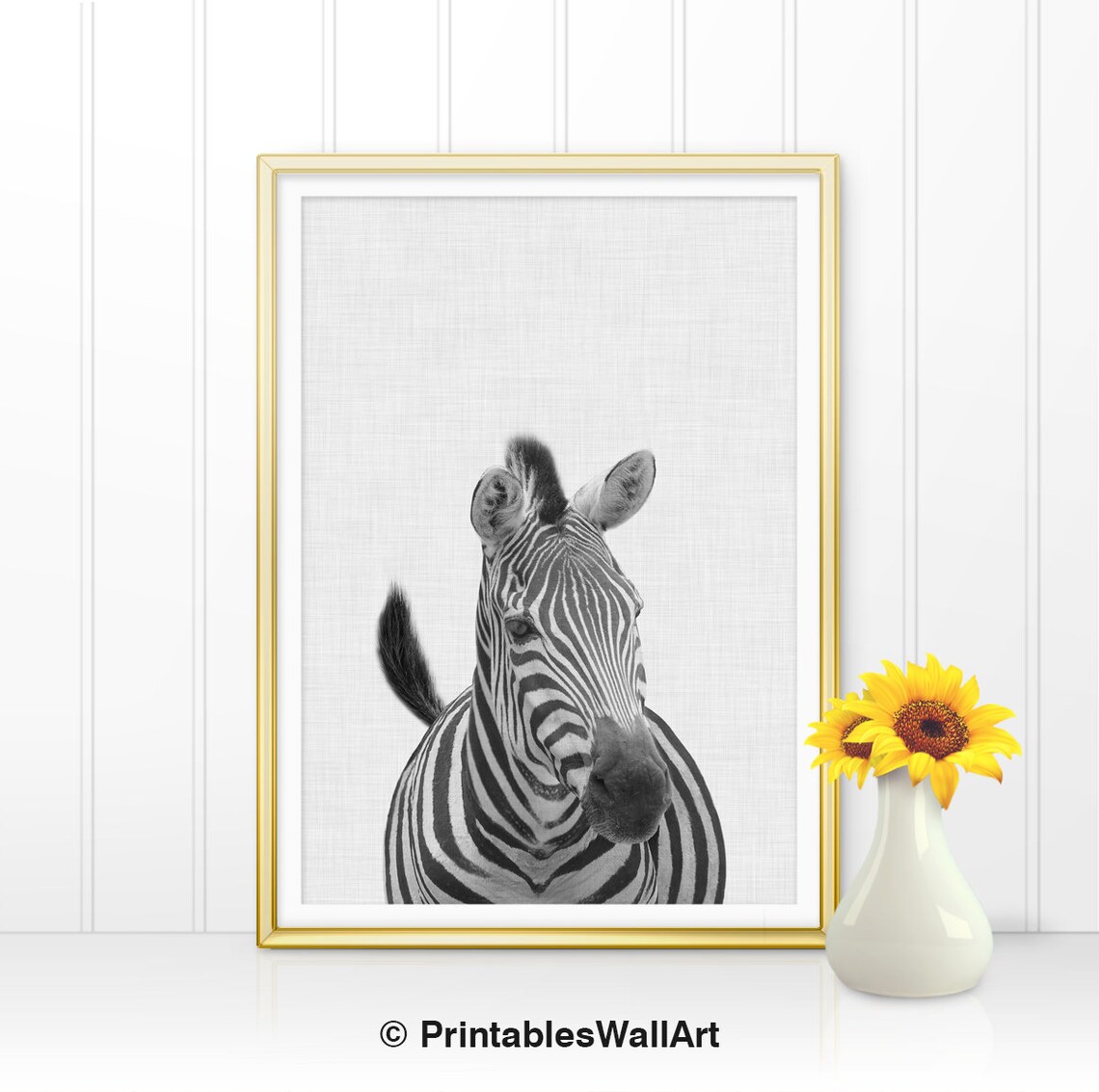 Impresión de cebra imprimible african Animal Digital | Etsy