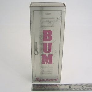 BUM Equipment Metal Locker Watch Box, Box Only Collectible Vintage