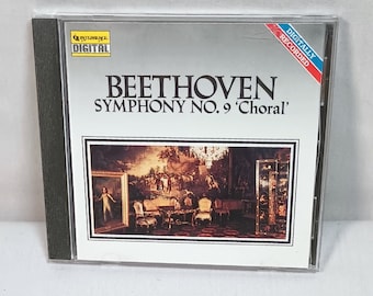 Symphonie n° 9 en ré mineur Op 125 de Beethoven, enregistrement numérique sur CD