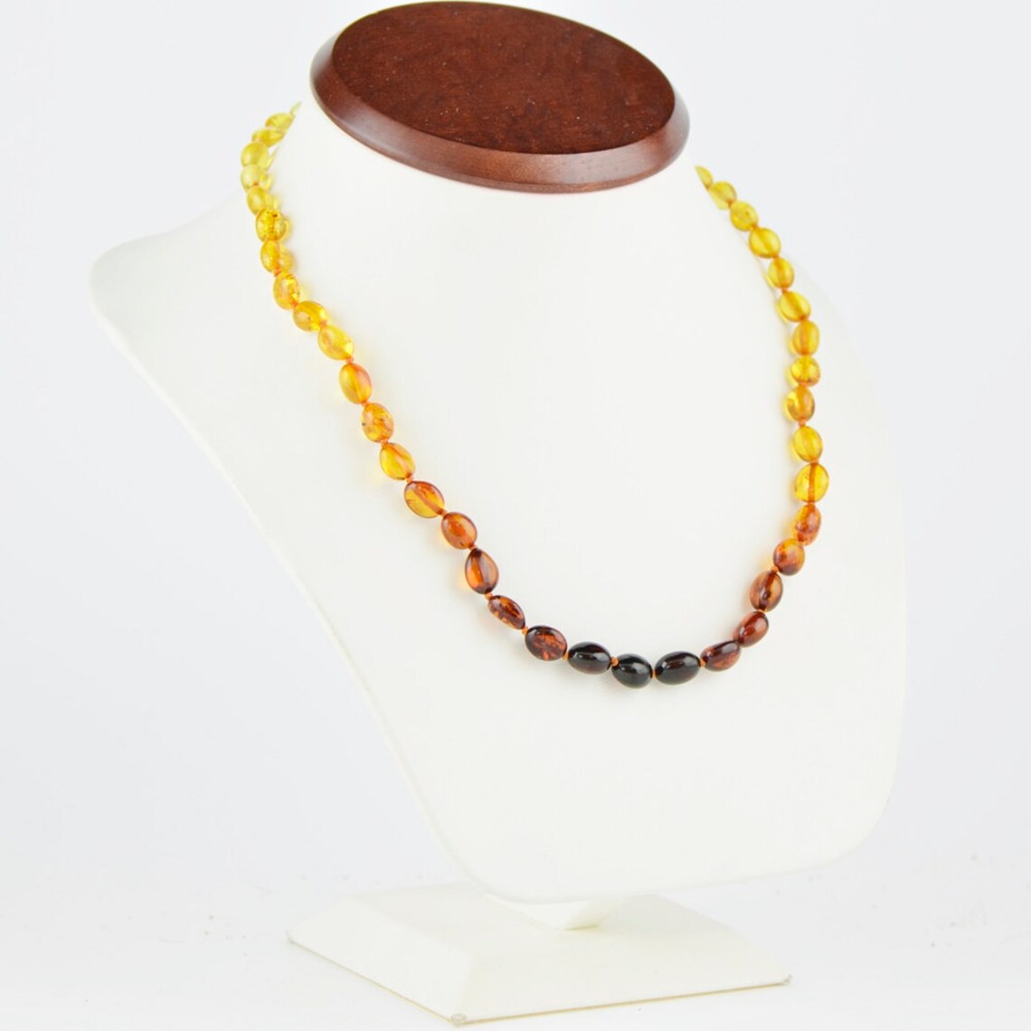 Rainbow amber necklace Rainbow necklace Multicolor amber Etsy