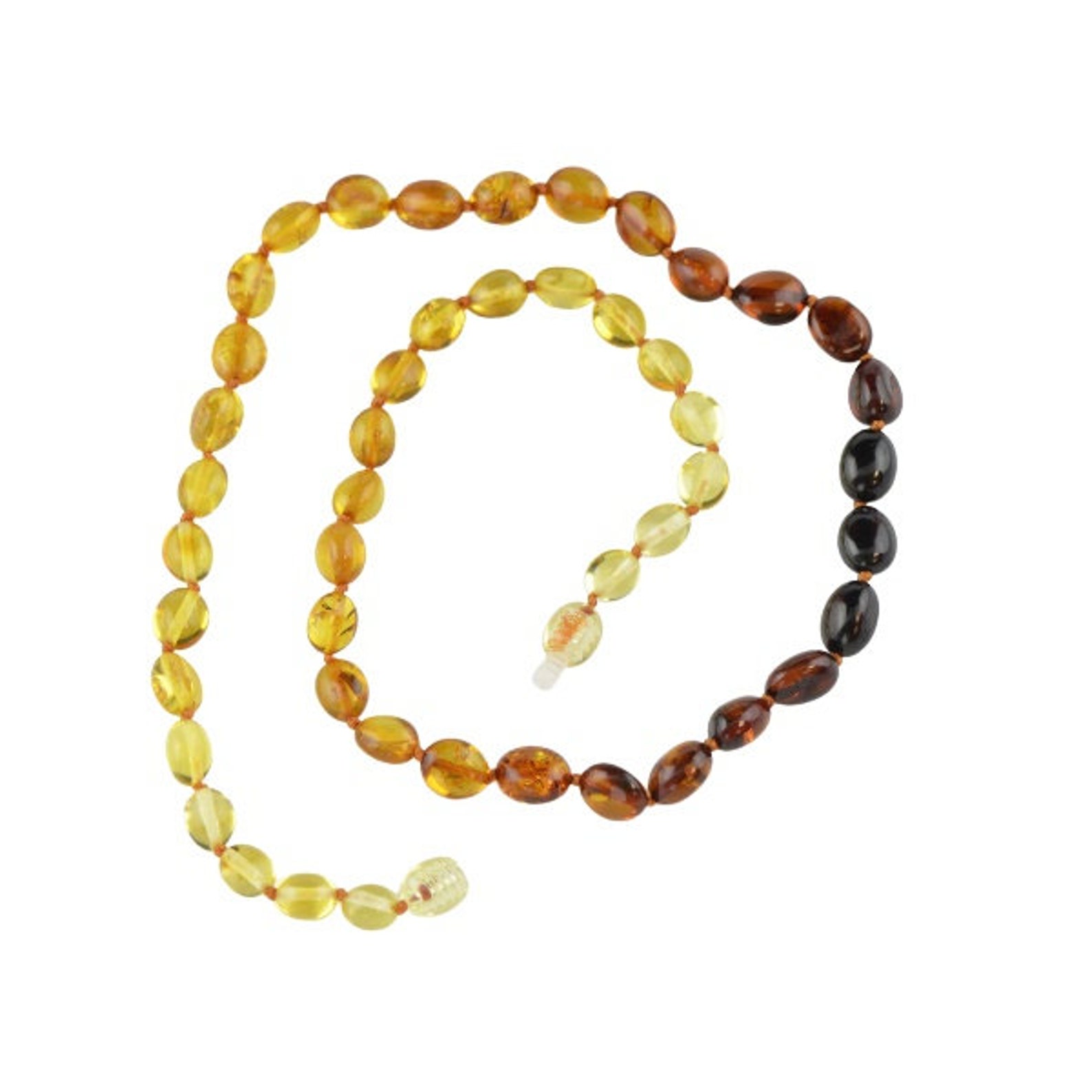 Rainbow amber necklace Rainbow necklace Multicolor amber Etsy